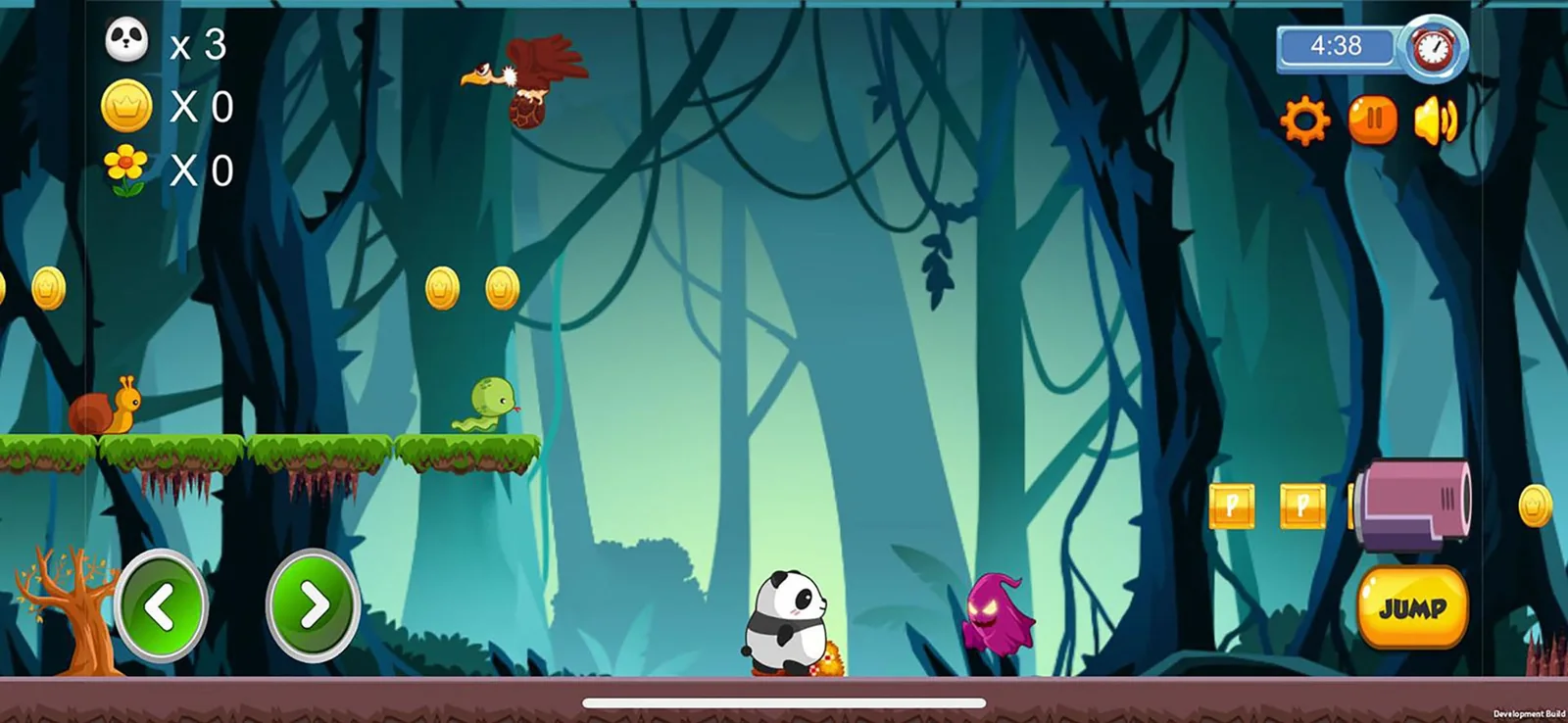Dark forest level screenshot