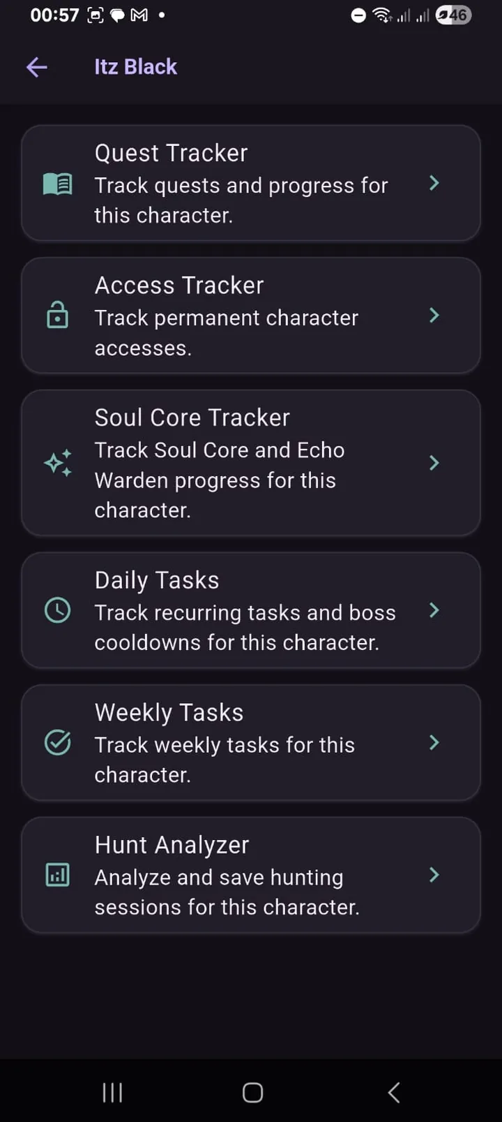 Tibia Tools character tools
